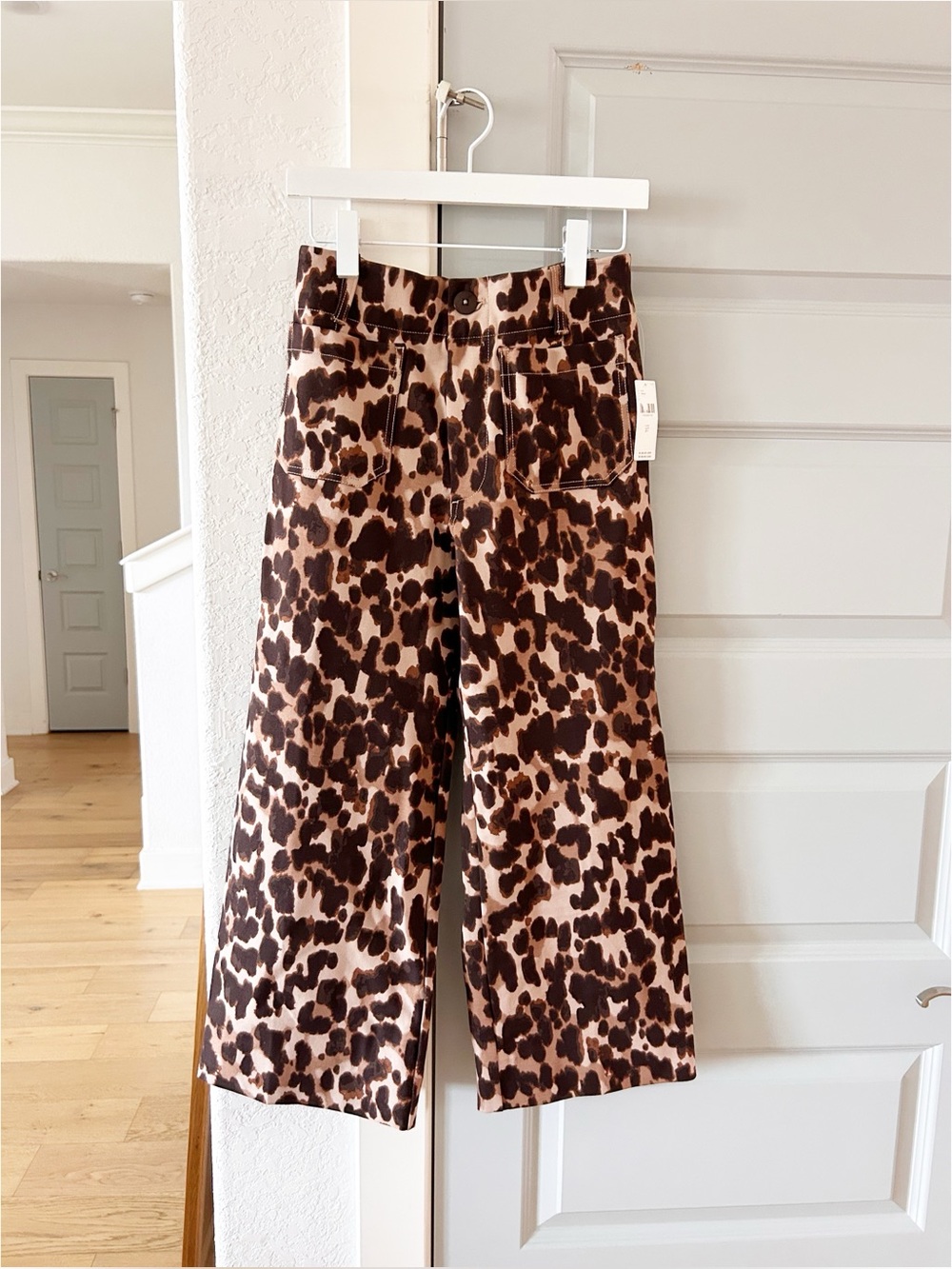 NWT Anthropologie Maeve The Colette Cropped Wide-Leg Trousers Ponte Edition - Picture 5 of 8